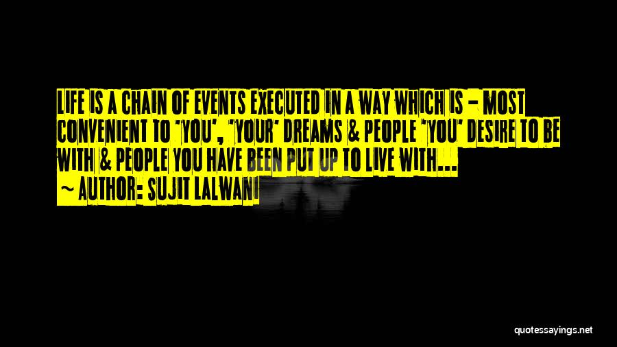 Live Events Quotes By Sujit Lalwani