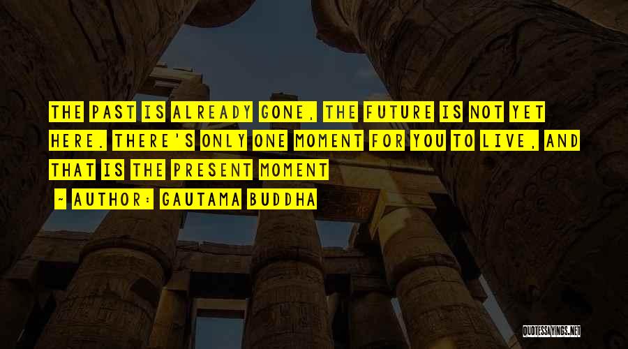 Live For The Present Moment Quotes By Gautama Buddha