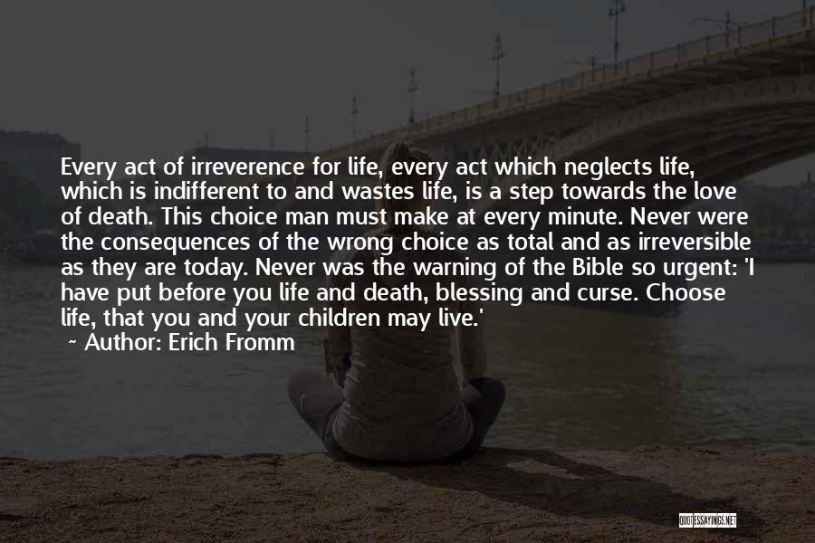 Live For Today Love Quotes By Erich Fromm