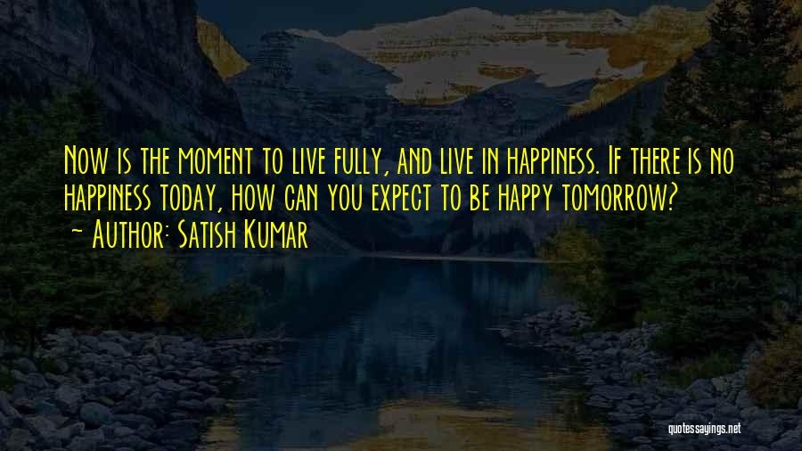 Live Fully Now Quotes By Satish Kumar