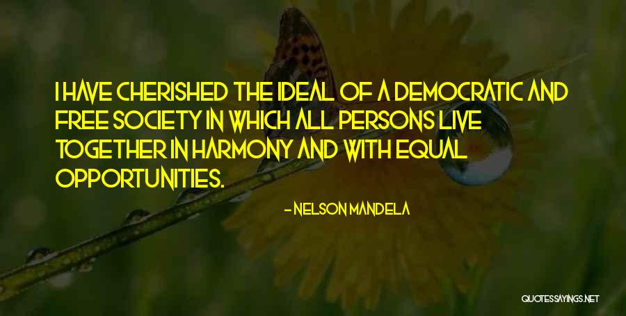 Live In Harmony Quotes By Nelson Mandela