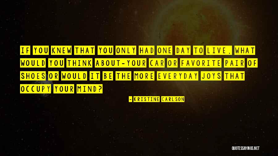 Live In My Shoes Quotes By Kristine Carlson Live In My Shoes Quotes By Kristine Carlson