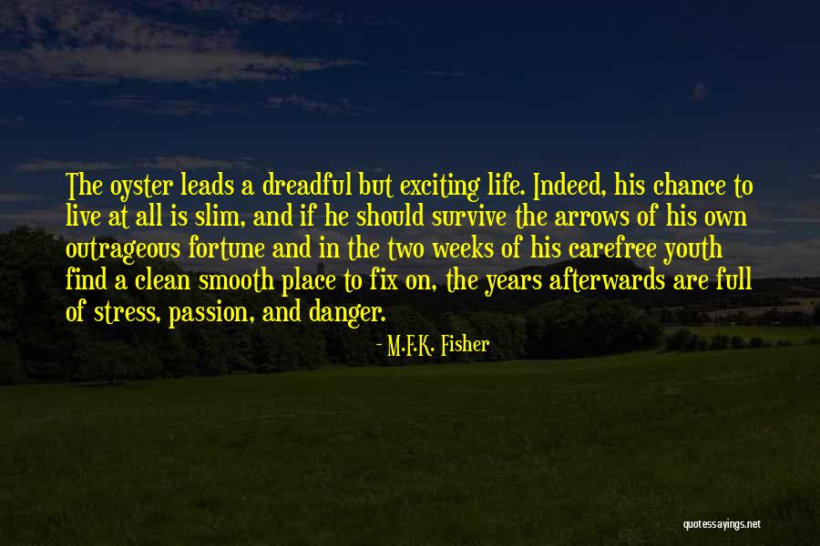 Live In Passion Quotes By M.F.K. Fisher