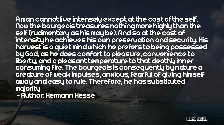 Live Intensely Quotes By Hermann Hesse