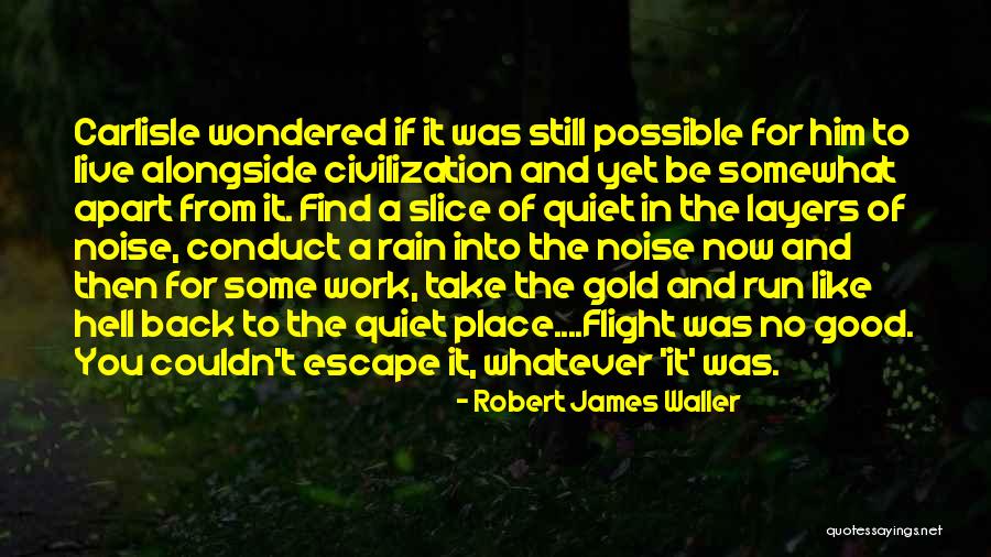 Live It Now Quotes By Robert James Waller