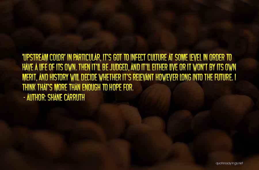 Live Life Color Quotes By Shane Carruth