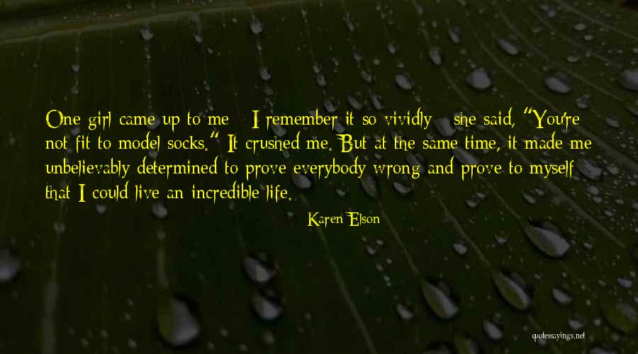 Live Life Fit Quotes By Karen Elson Live Life Fit Quotes By Karen Elson