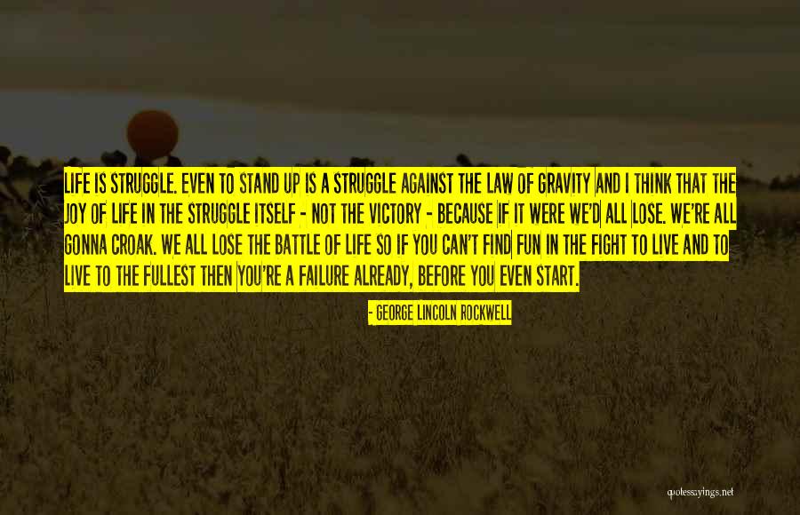 Live Life Fun Quotes By George Lincoln Rockwell Live Life Fun Quotes By George Lincoln Rockwell