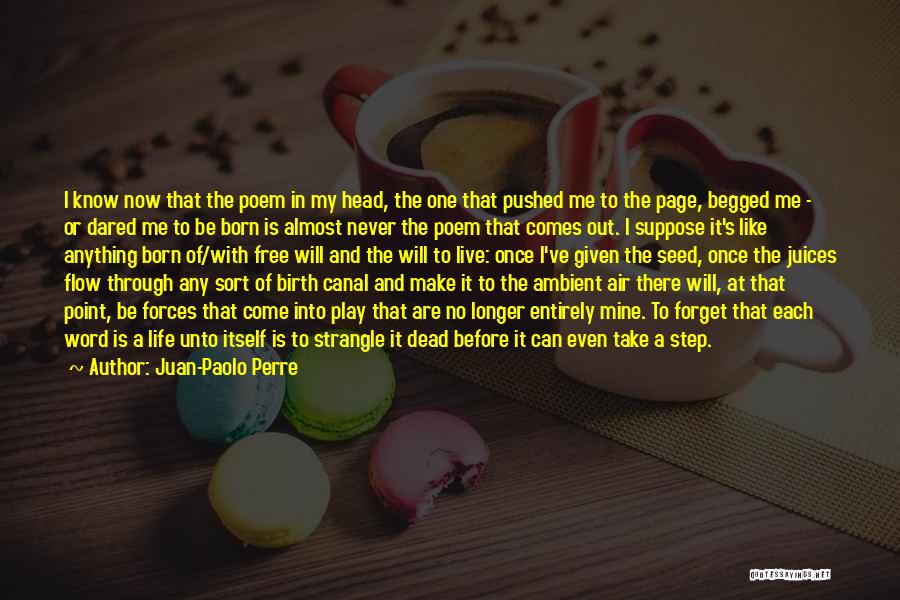 Live Life Like Never Before Quotes By Juan-Paolo Perre