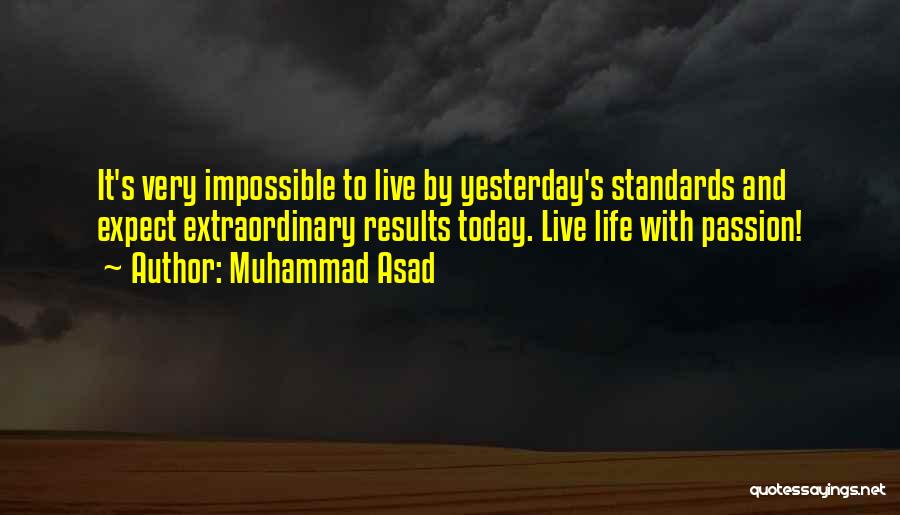 Live Life Today Yesterday Is Gone Quotes By Muhammad Asad