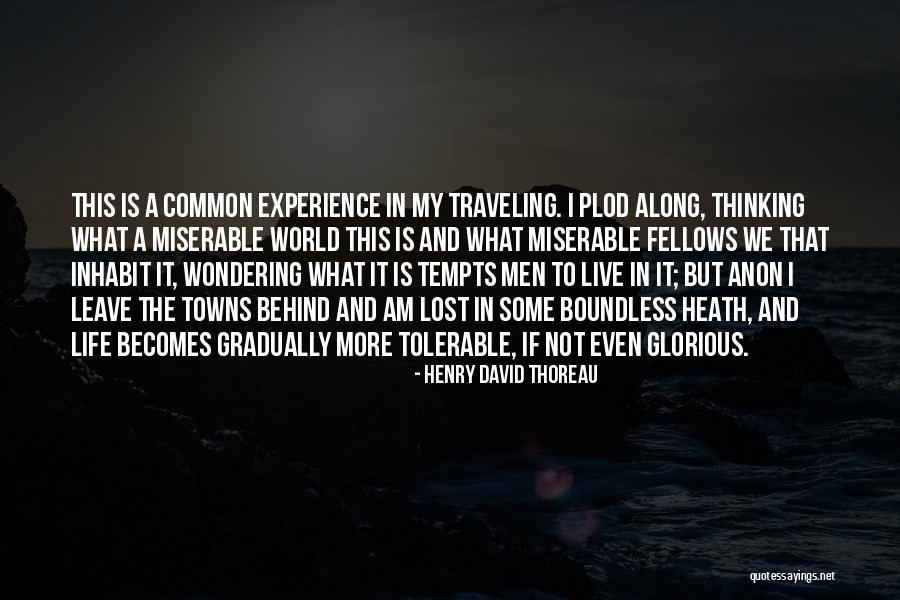 Live Life Travel Quotes By Henry David Thoreau