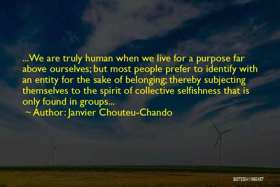 Live Life With Purpose Quotes By Janvier Chouteu-Chando