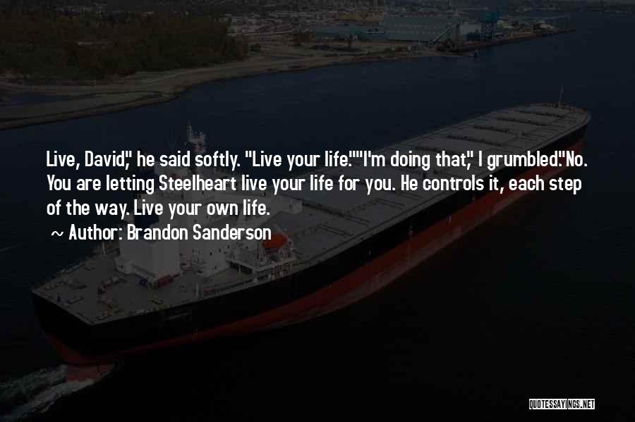 Live Life Your Own Way Quotes By Brandon Sanderson