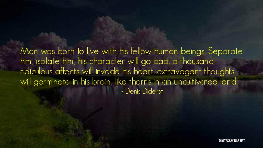 Live Like A Man Quotes By Denis Diderot