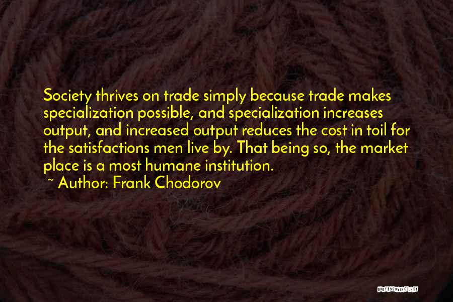 Live Market Quotes By Frank Chodorov