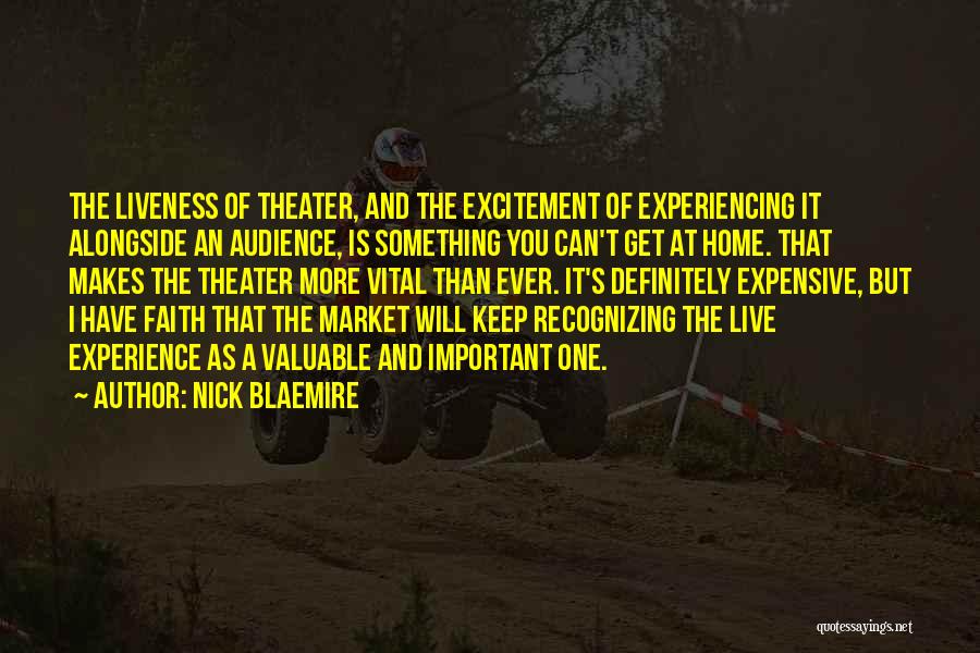 Live Market Quotes By Nick Blaemire