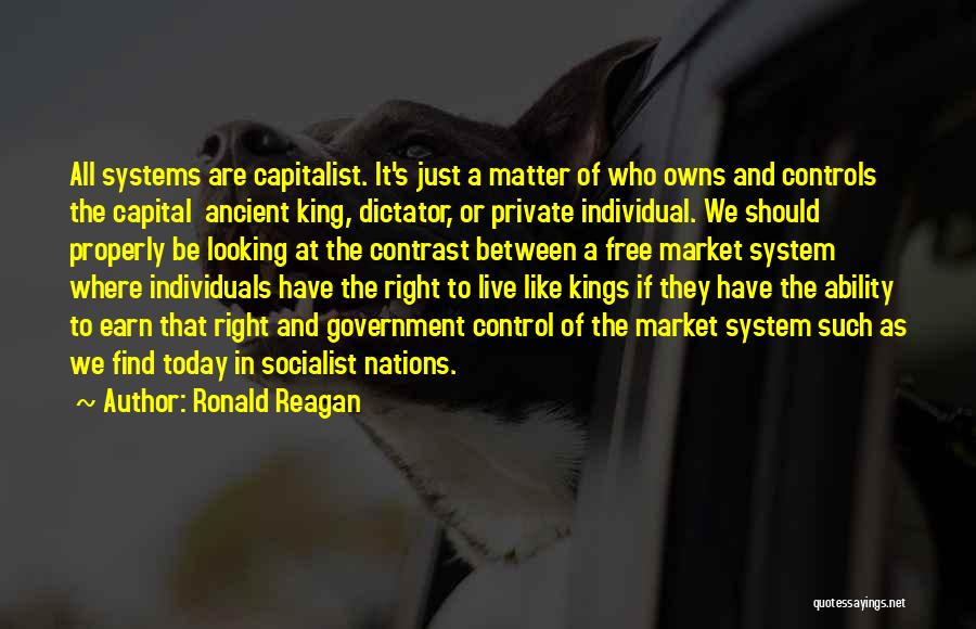 Live Market Quotes By Ronald Reagan