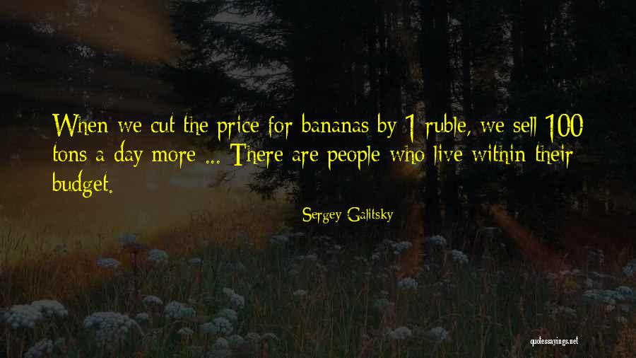 Live Ruble Quotes By Sergey Galitsky