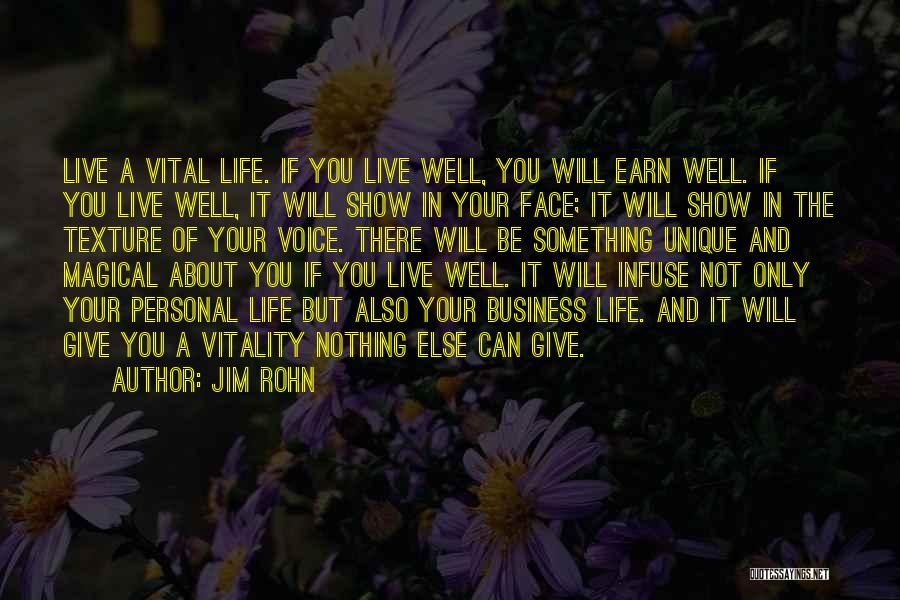 Live Show Quotes By Jim Rohn