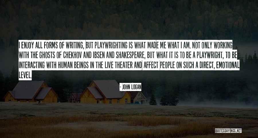 Live Theater Quotes By John Logan