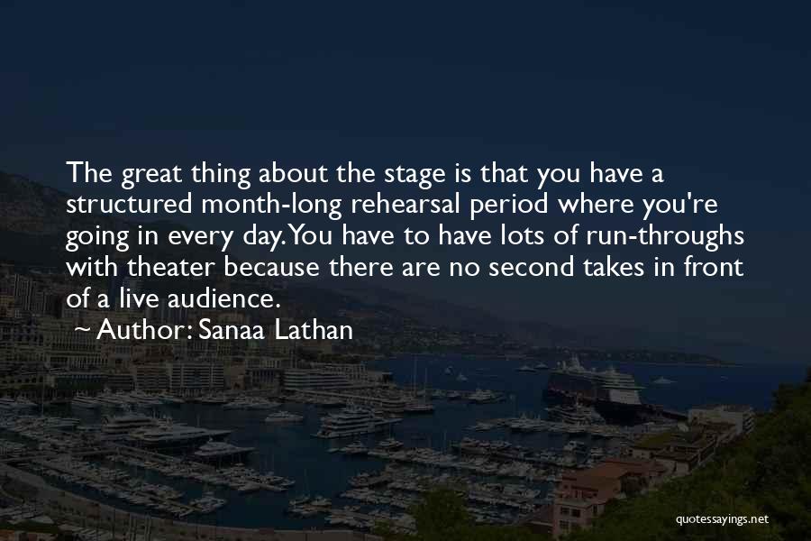Live Theater Quotes By Sanaa Lathan