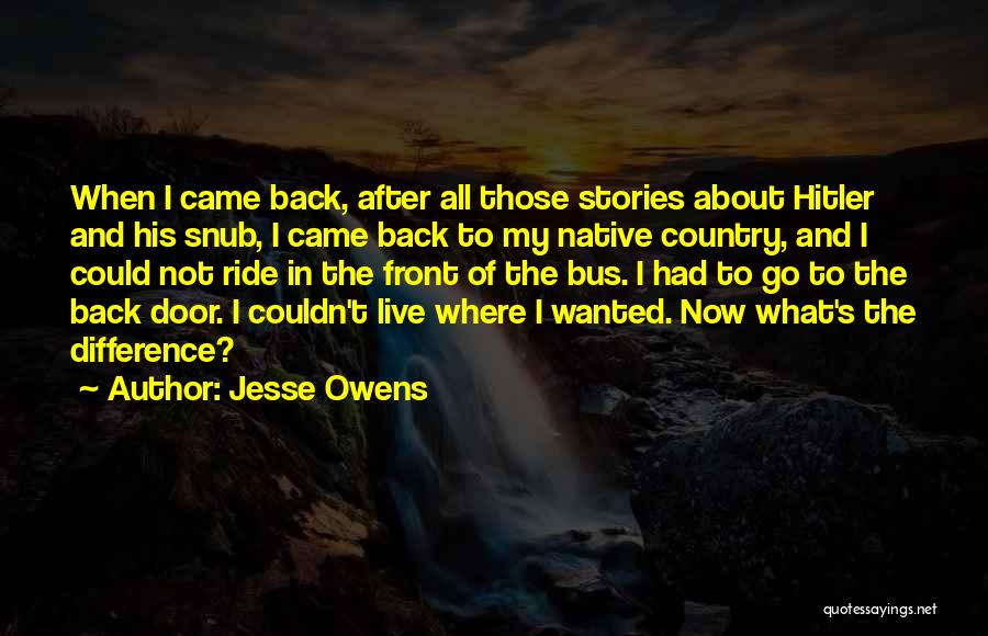 Live To Ride Quotes By Jesse Owens