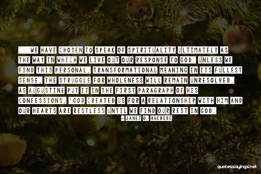 Live To The Fullest Quotes By Janet O. Hagberg Live To The Fullest Quotes By Janet O. Hagberg