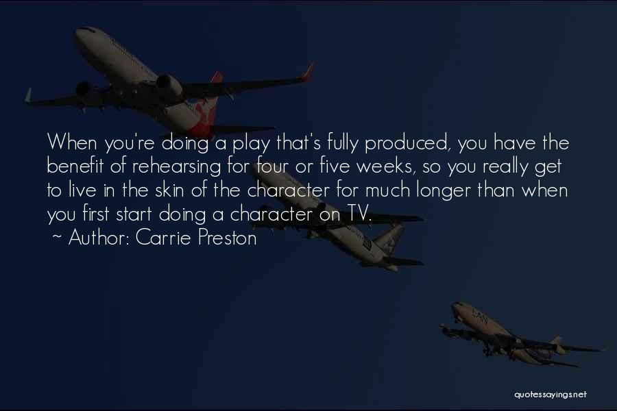 Live Tv Quotes By Carrie Preston