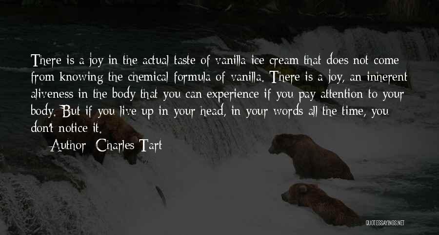 Live Up To Your Words Quotes By Charles Tart