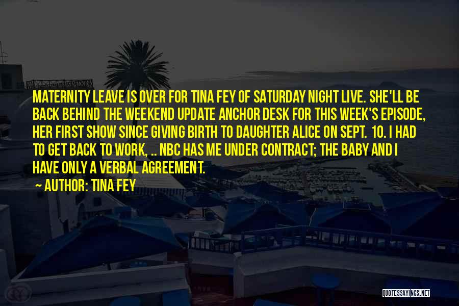 Live Update Quotes By Tina Fey