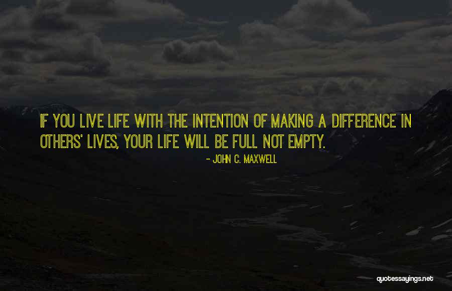 Live With Intention Quotes By John C. Maxwell Live With Intention Quotes By John C. Maxwell