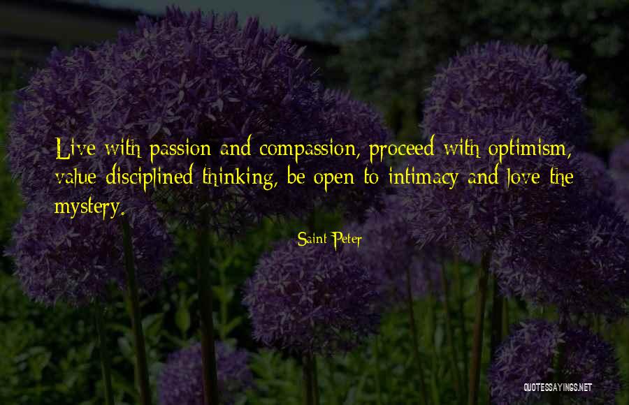 Live With Passion Quotes By Saint Peter Live With Passion Quotes By Saint Peter