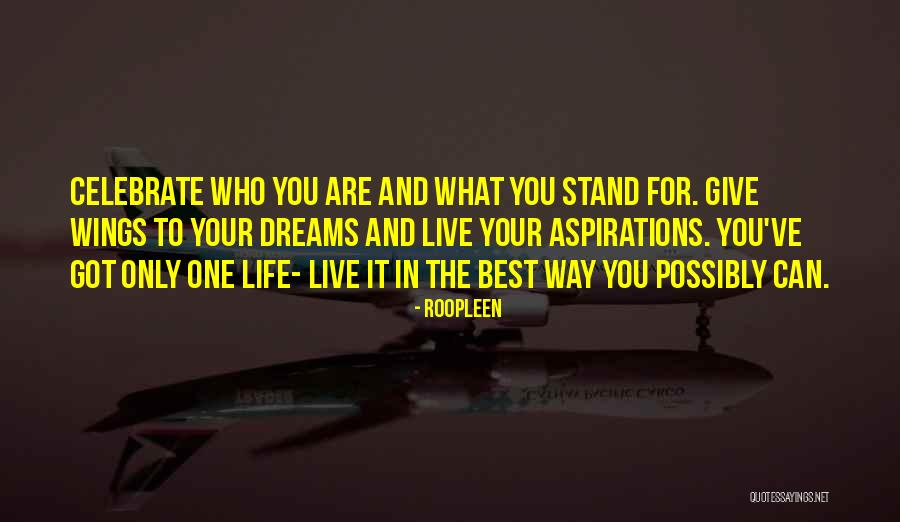Live Your Best Life Quotes By Roopleen