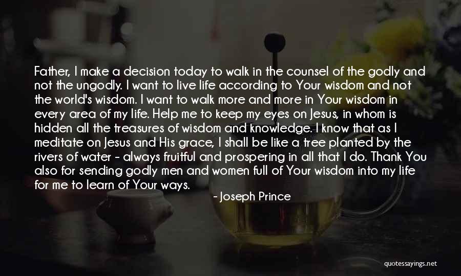 Live Your Life As You Want Quotes By Joseph Prince