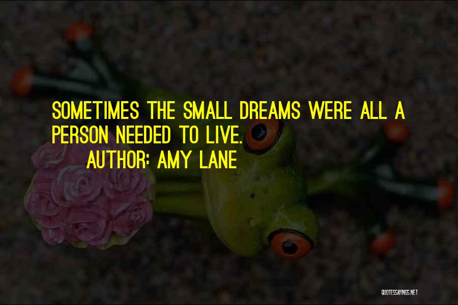 Live Your Own Dreams Quotes By Amy Lane