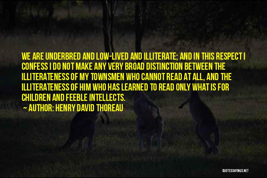 Lived And Learned Quotes By Henry David Thoreau