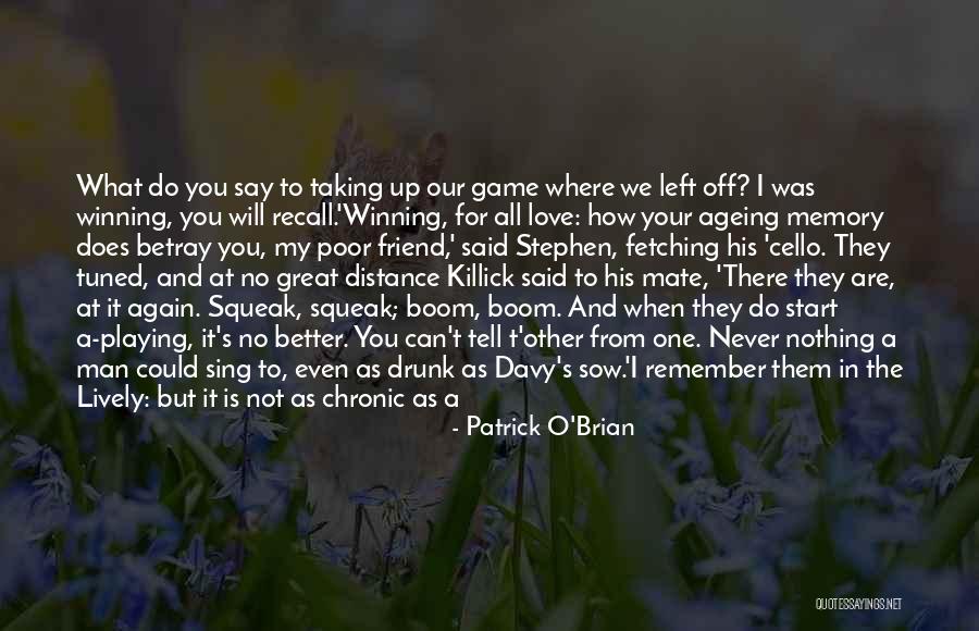 Lively Love Quotes By Patrick O'Brian Lively Love Quotes By Patrick O'Brian