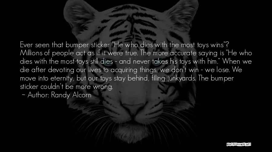 Lives Going Wrong Quotes By Randy Alcorn