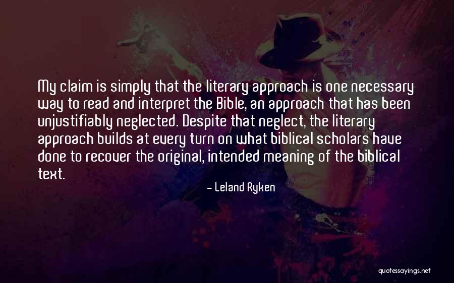 Livias Kitchen Quotes By Leland Ryken Livias Kitchen Quotes By Leland Ryken