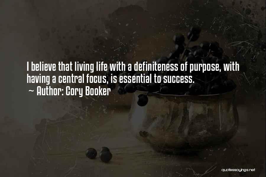 Living A Life Of Purpose Quotes By Cory Booker