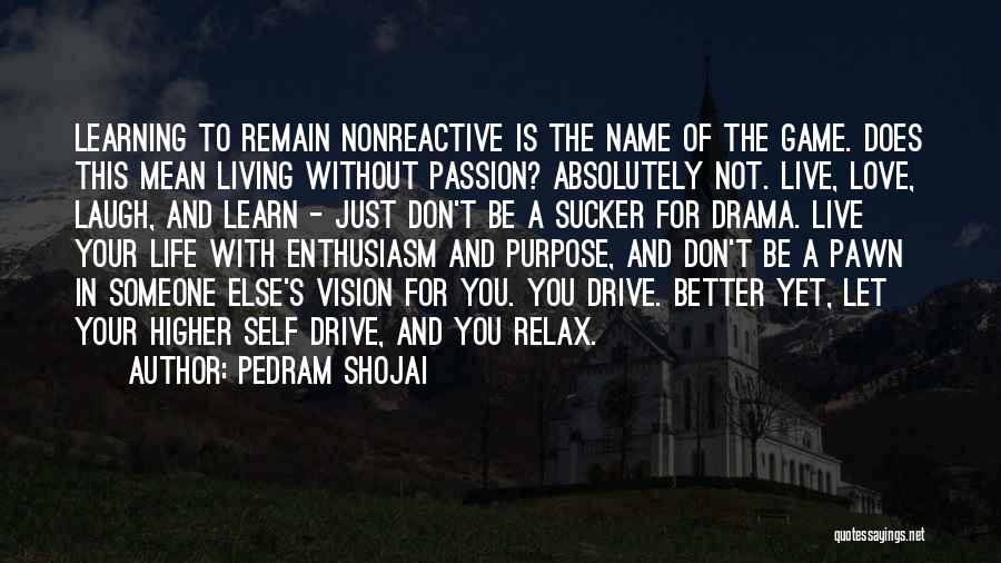 Living A Life Of Purpose Quotes By Pedram Shojai