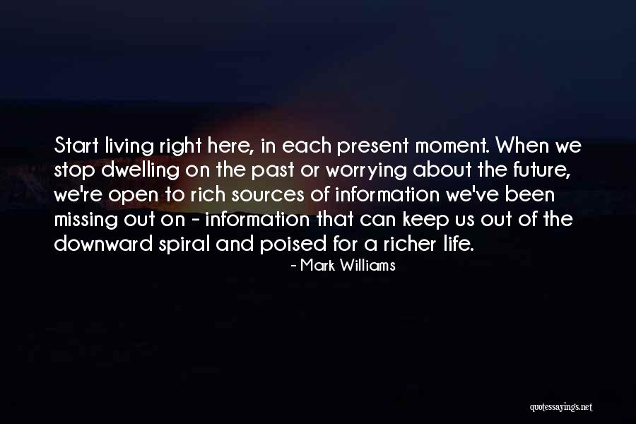 Living A Rich Life Quotes By Mark Williams