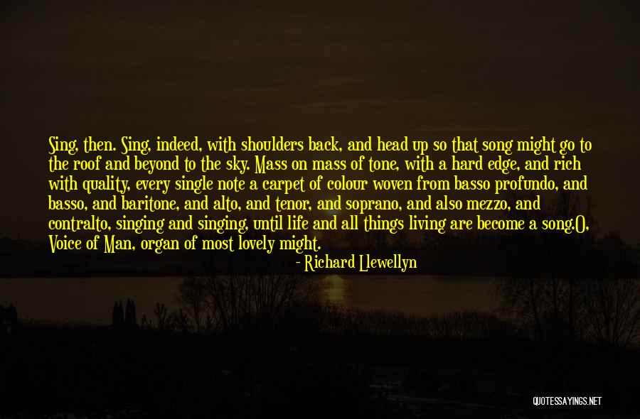 Living A Rich Life Quotes By Richard Llewellyn