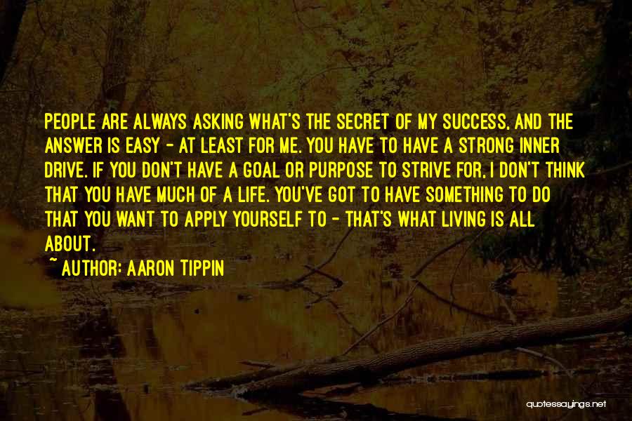 Living A Strong Life Quotes By Aaron Tippin