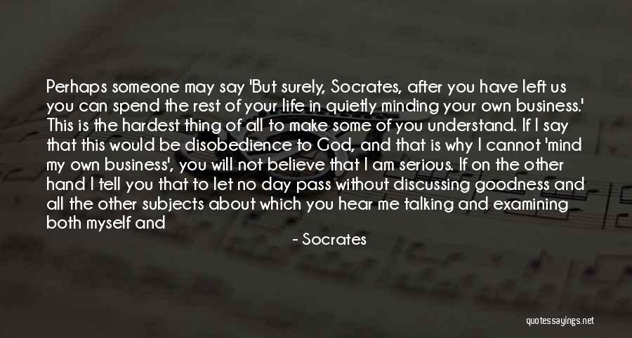 Living A Strong Life Quotes By Socrates