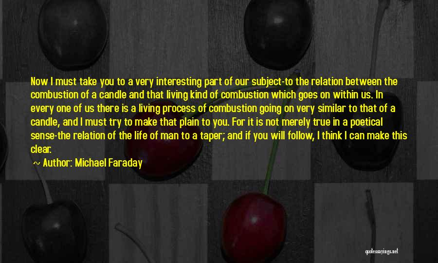 Living An Interesting Life Quotes By Michael Faraday