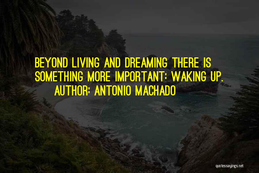 Living And Dreaming Quotes By Antonio Machado