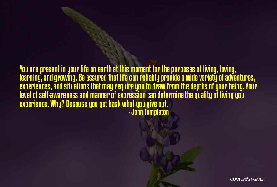 Living And Loving Life Quotes By John Templeton Living And Loving Life Quotes By John Templeton