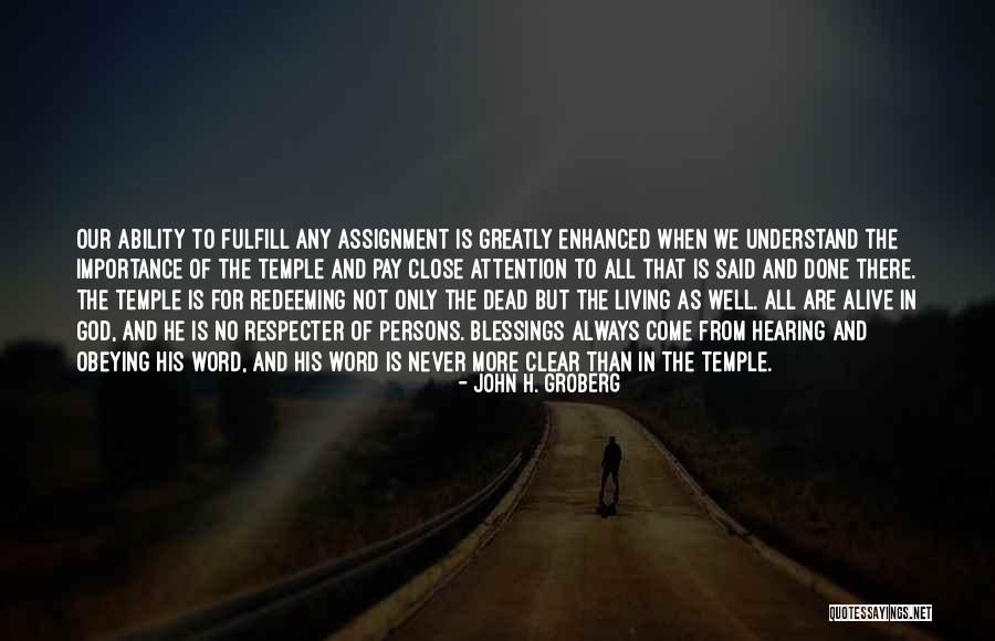 Living But Not Alive Quotes By John H. Groberg Living But Not Alive Quotes By John H. Groberg