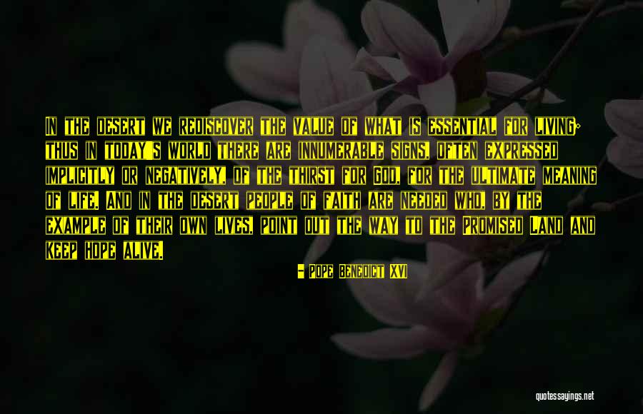 Living By Example Quotes By Pope Benedict XVI Living By Example Quotes By Pope Benedict XVI